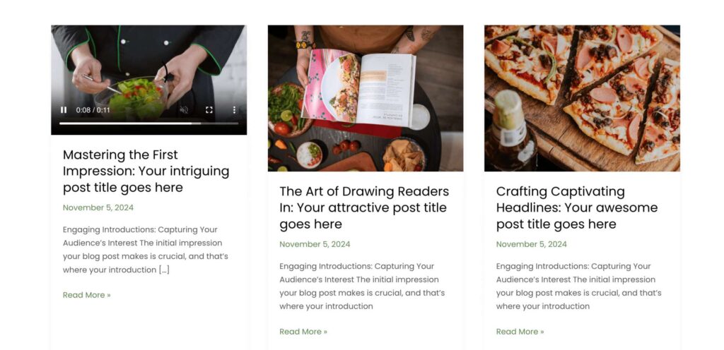 Autoplay Preview of Featured video